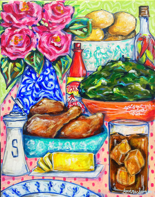 “Sunday Dinner” 11x14 Original Painting on Canvas