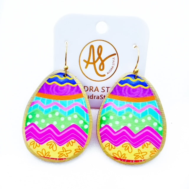 Large Colorful Easter Egg Dangle