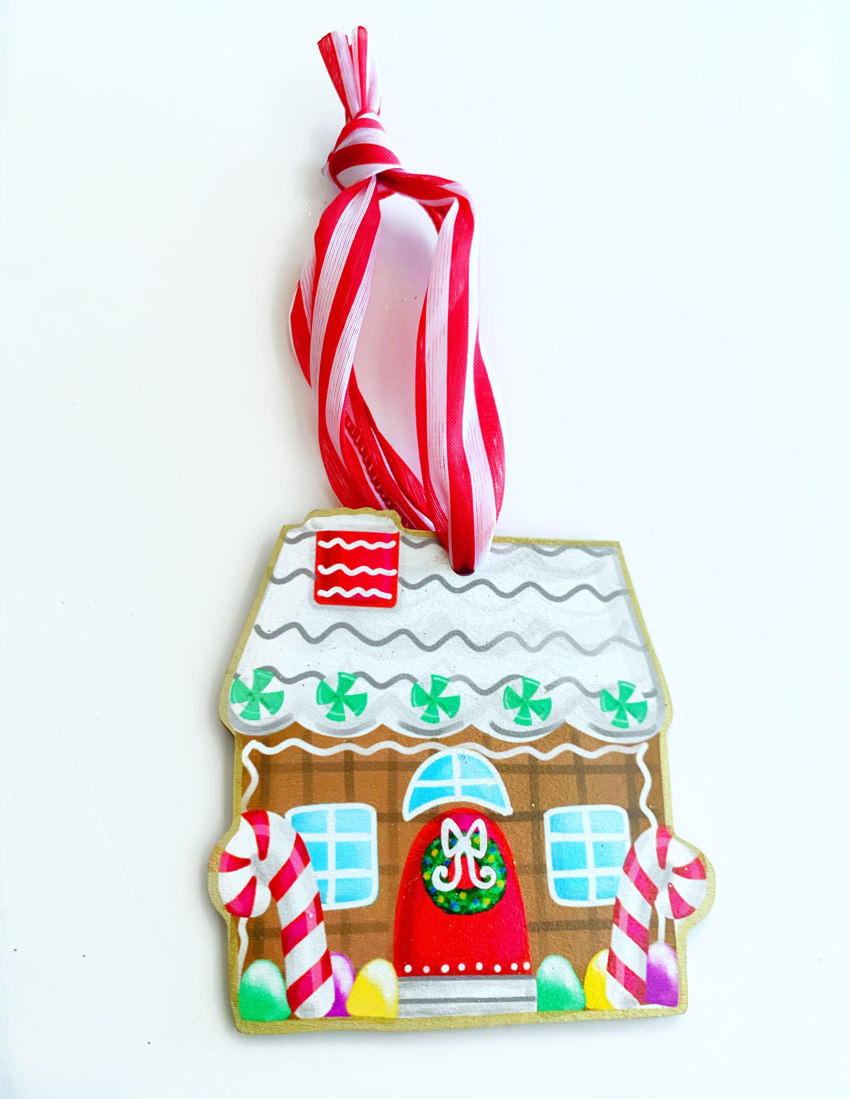 Gingerbread House Christmas Ornament Holiday Decor - USA Made