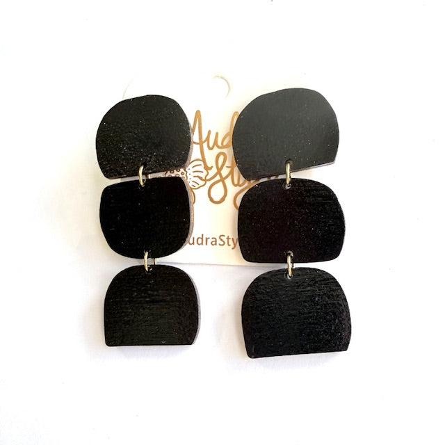 Triple Dangle Earrings - 16 Colors