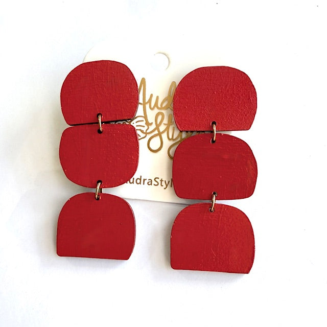 Triple Dangle Earrings - 16 Colors