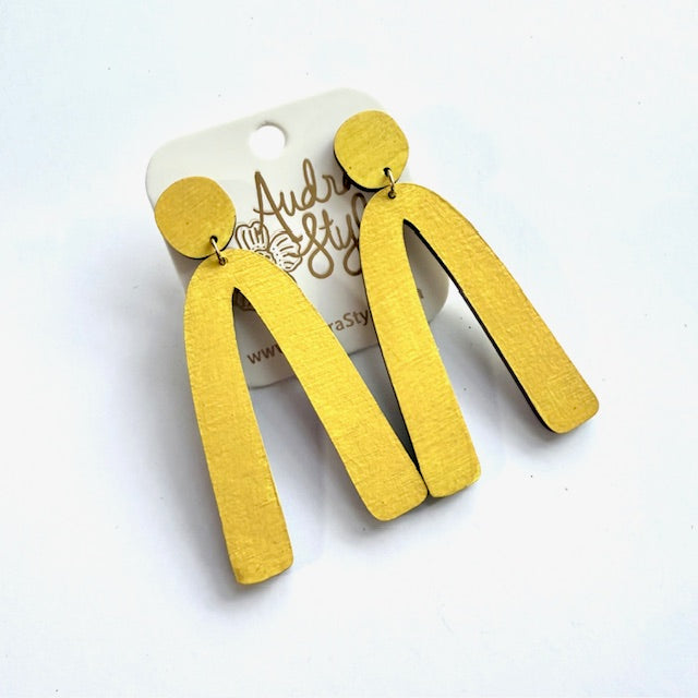 Arch Dangle Earrings - 16 Colors