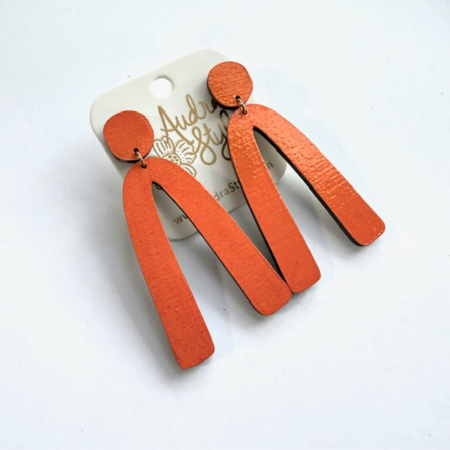 Arch Dangle Earrings - 16 Colors