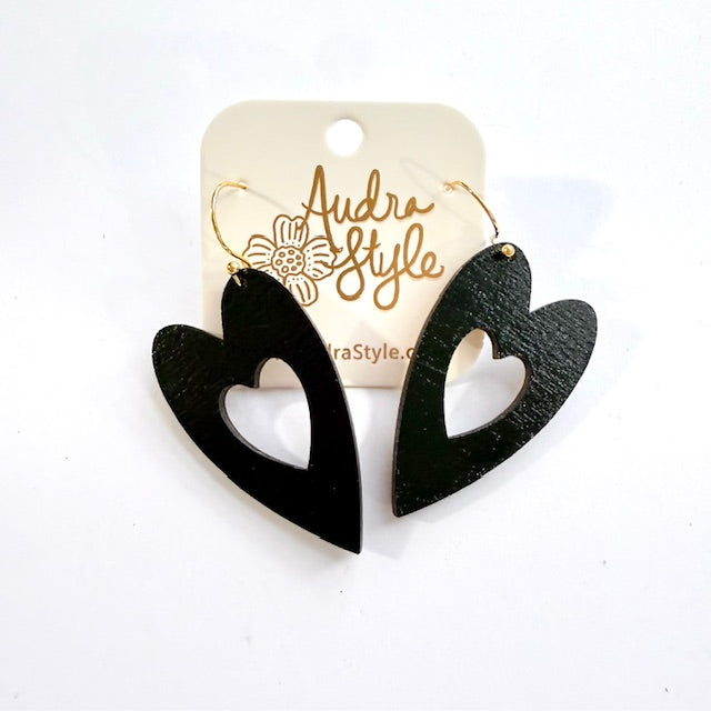 Heart Dangle Earrings