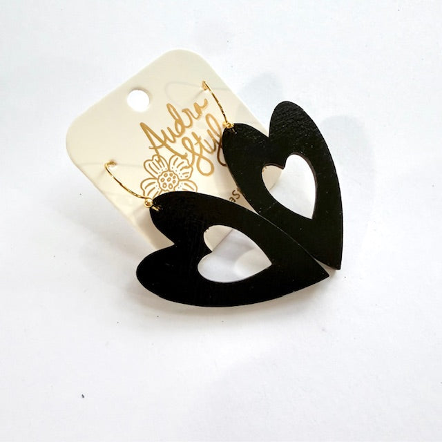 Heart Dangle Earrings