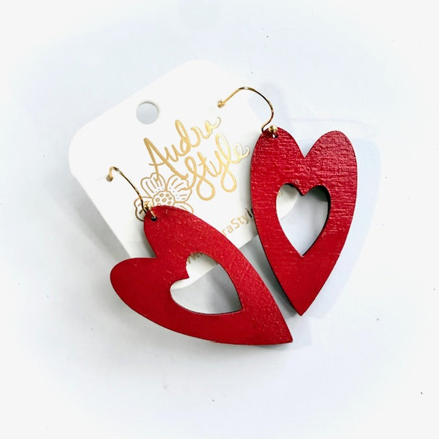 Heart Dangle Earrings