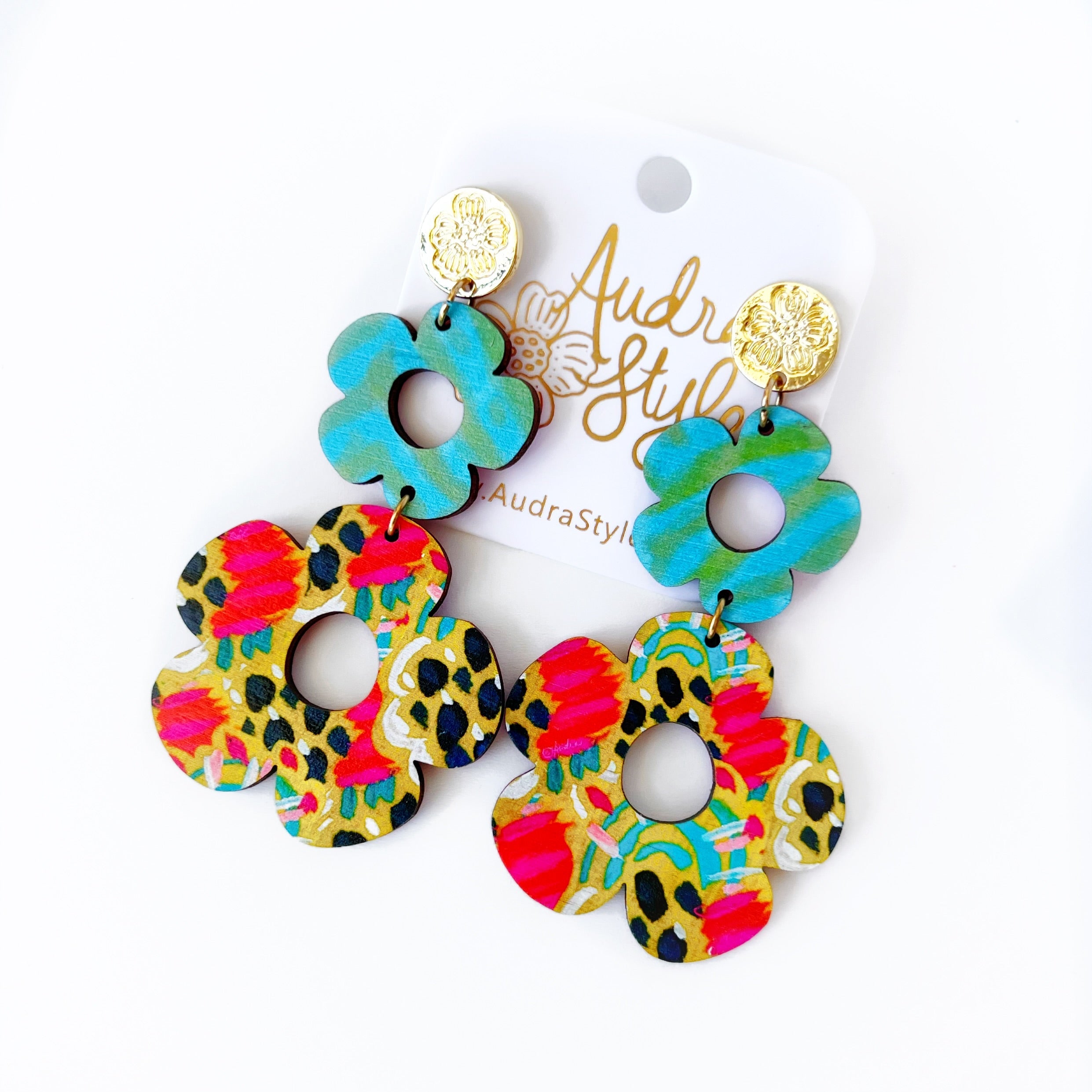 Flora - Teal Green Zebra French Wallpaper