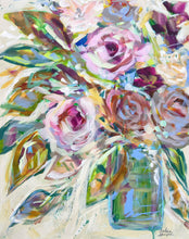 Load image into Gallery viewer, Muted Floral 16x20&quot; Original Painting on Canvas