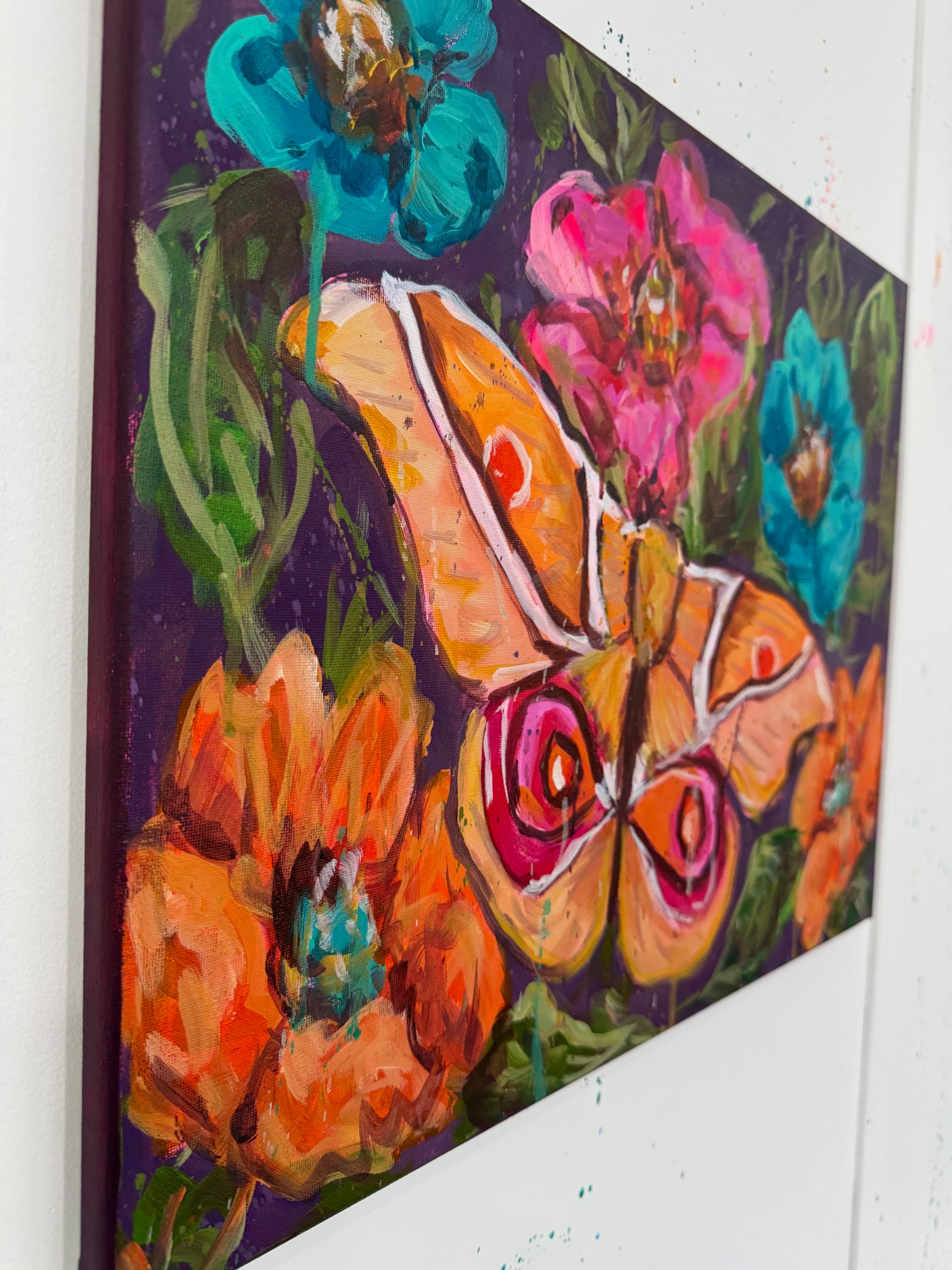 Porch Light Gospel | Original Moth Painting | Audra Style