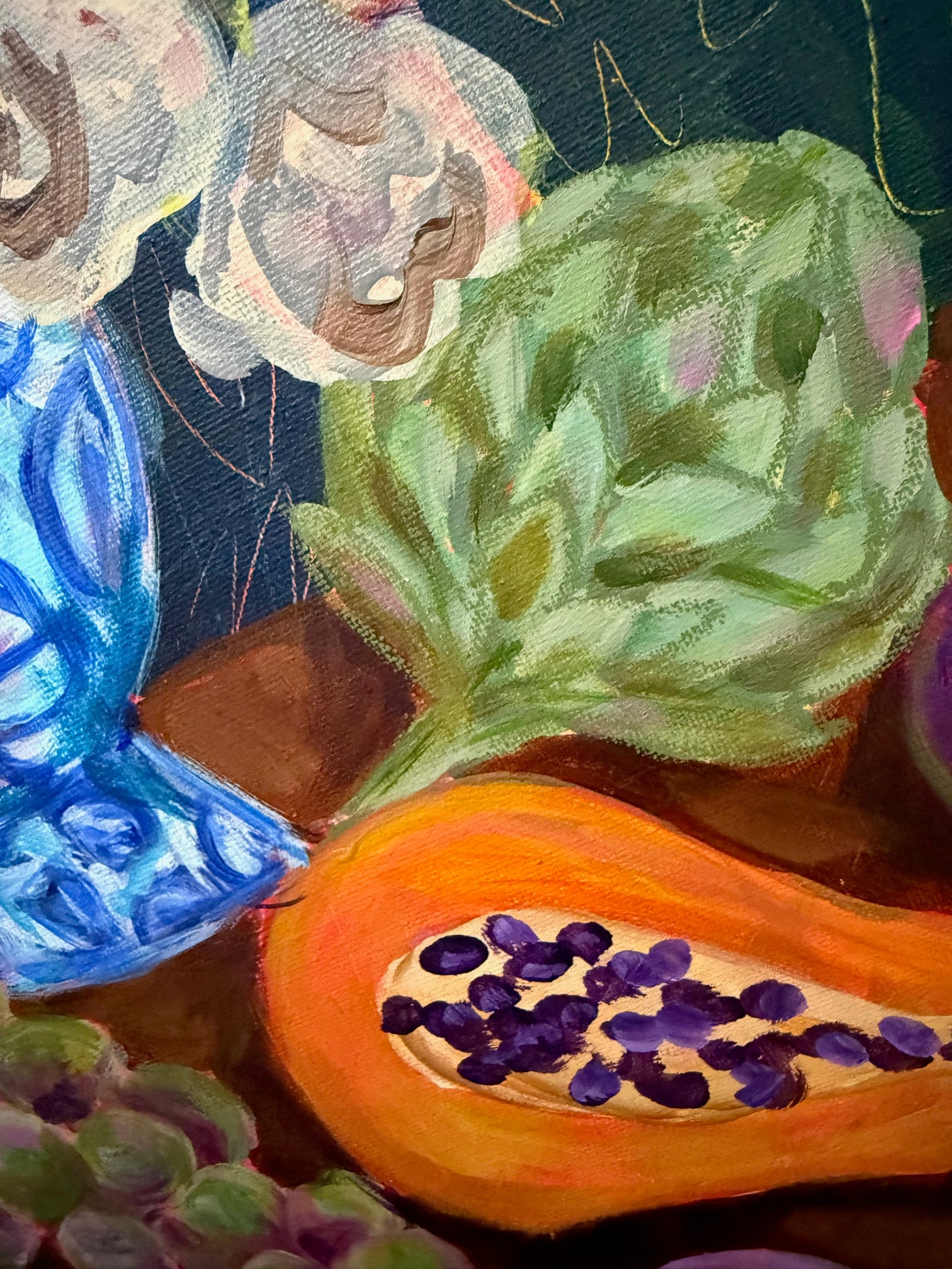 The Generous Table - Original Acrylic Painting 20x24 | Audra Style
