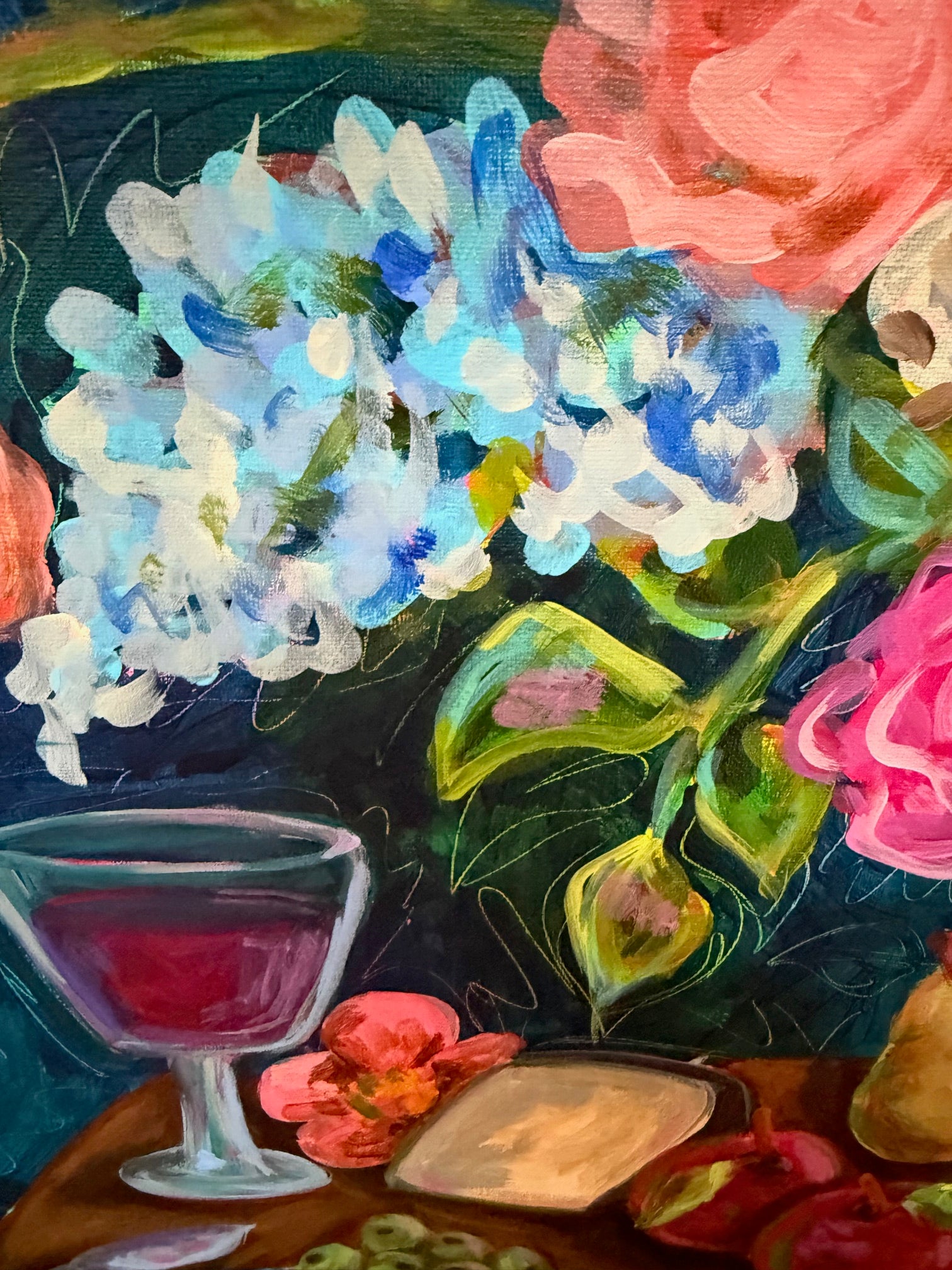 The Generous Table - Original Acrylic Painting 20x24 | Audra Style