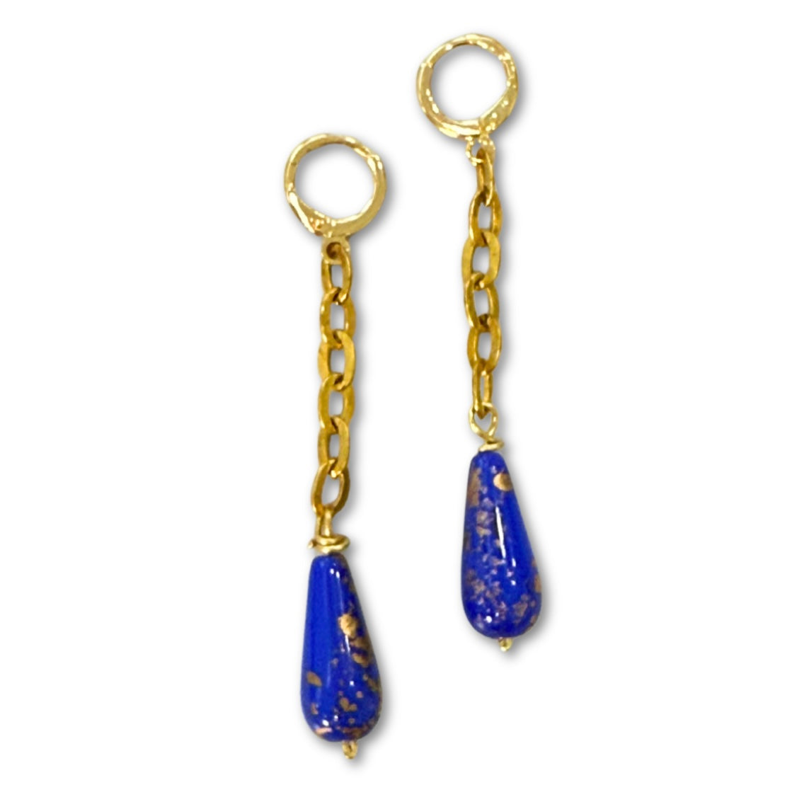 Beaded Dangle Earrings - Boho Drops Chain