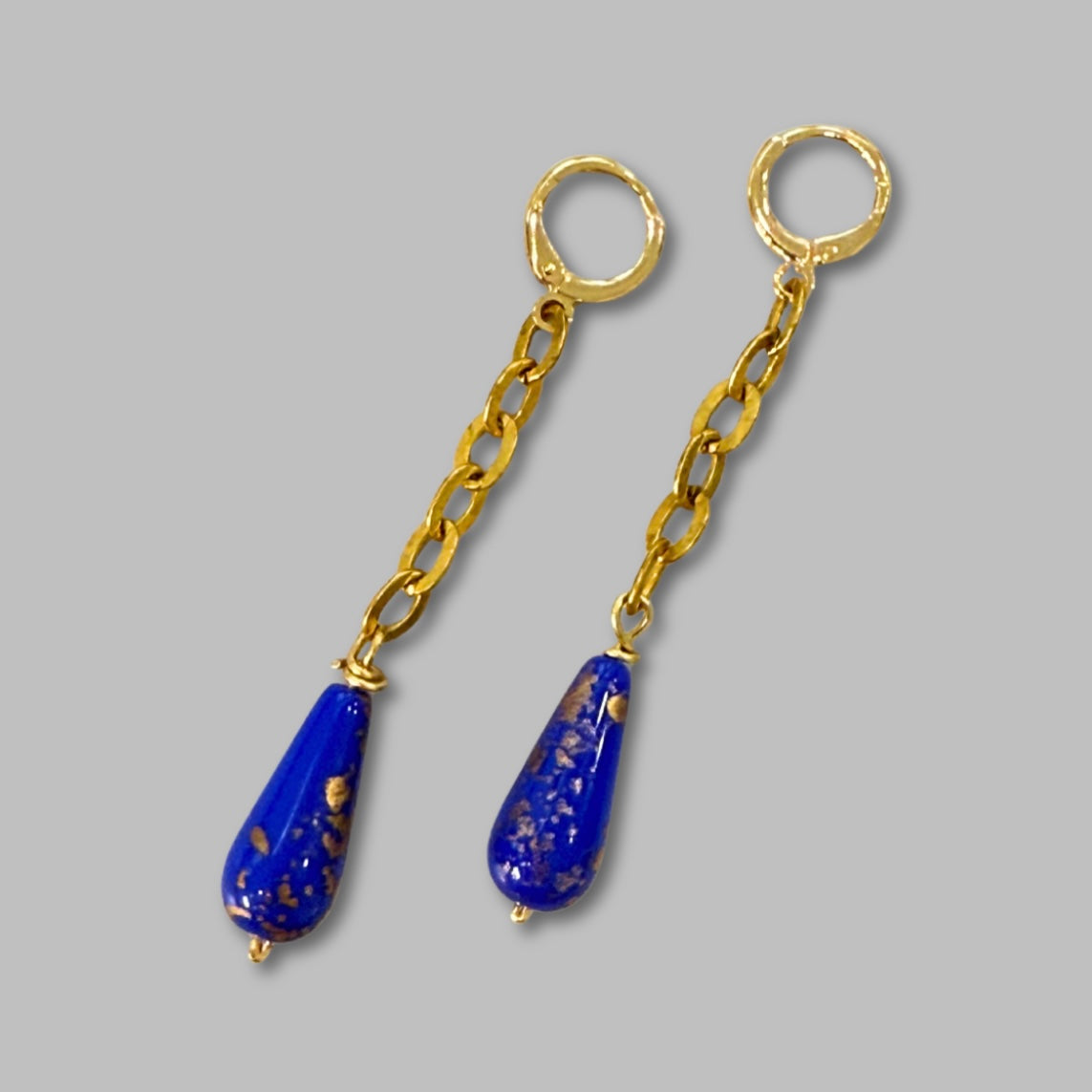 Beaded Dangle Earrings - Boho Drops Chain