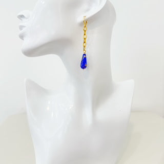 Beaded Dangle Earrings - Boho Drops Chain