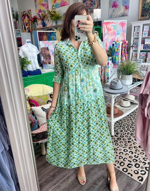 Soft Summer Floral Maxi Dress