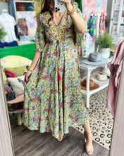 Load image into Gallery viewer, 3/4 SLEEVE LONG SUMMER DRESS