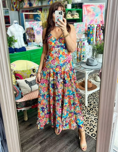 Sleeveless Summer Maxi Dress