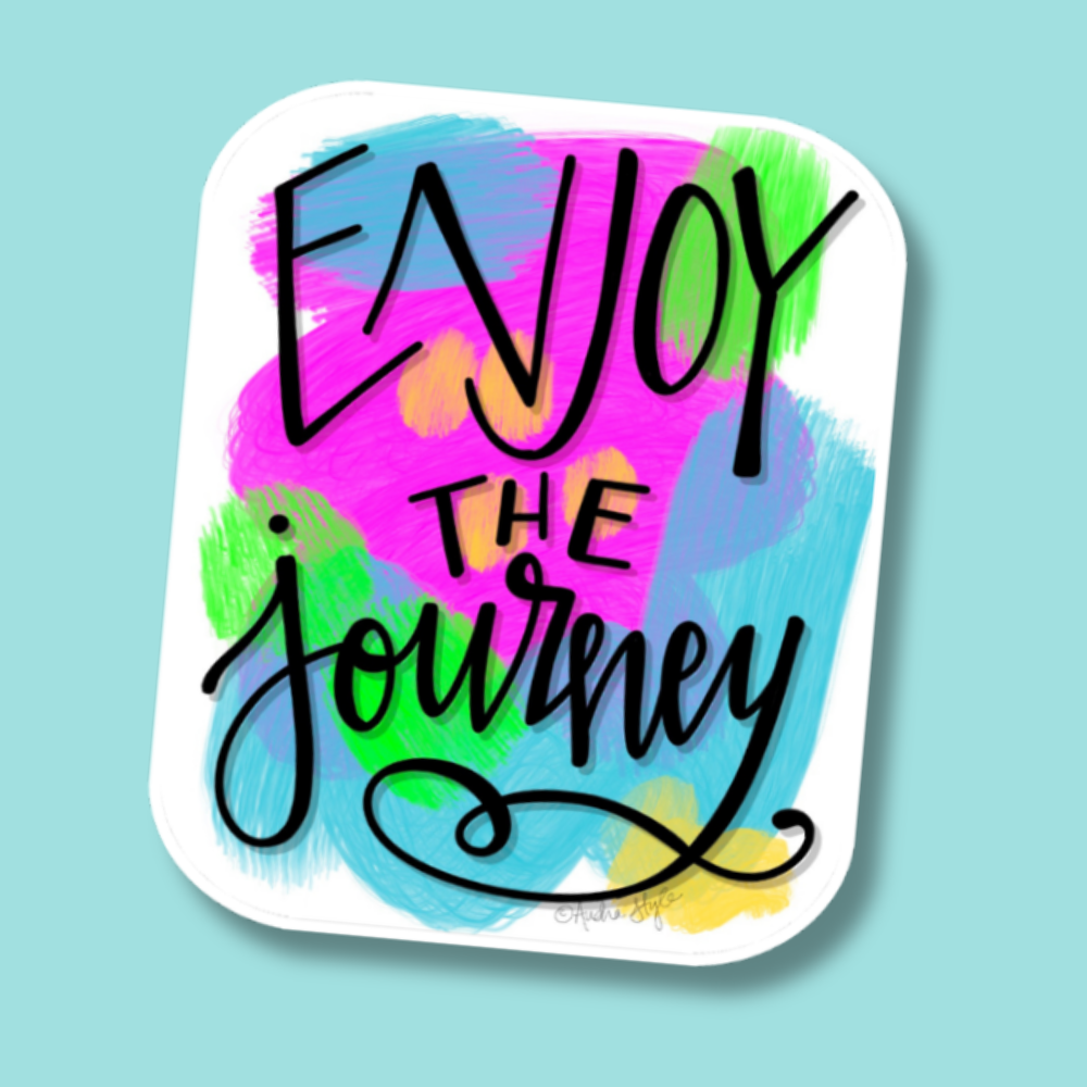 Enjoy The Journey Sticker
