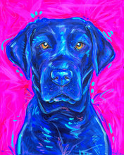 Load image into Gallery viewer, Black Lab Reproduction Print