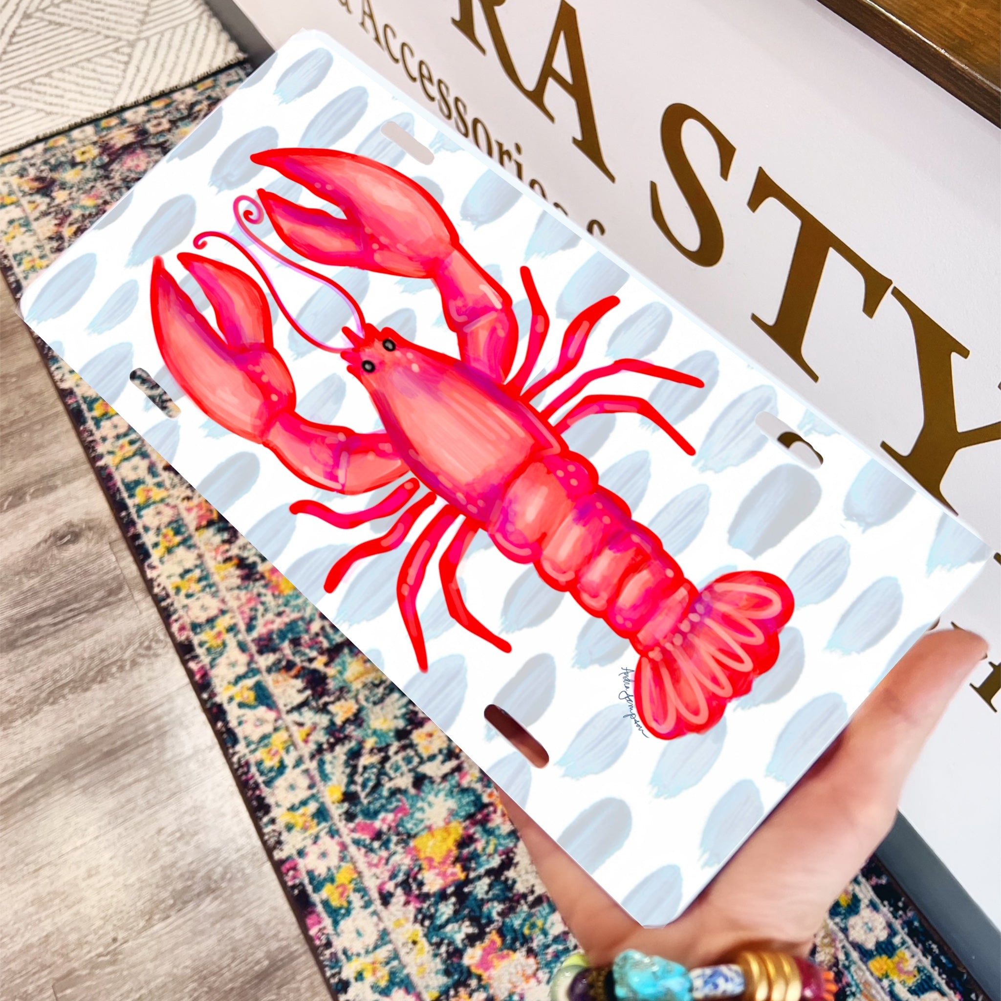 Lobster License Plate