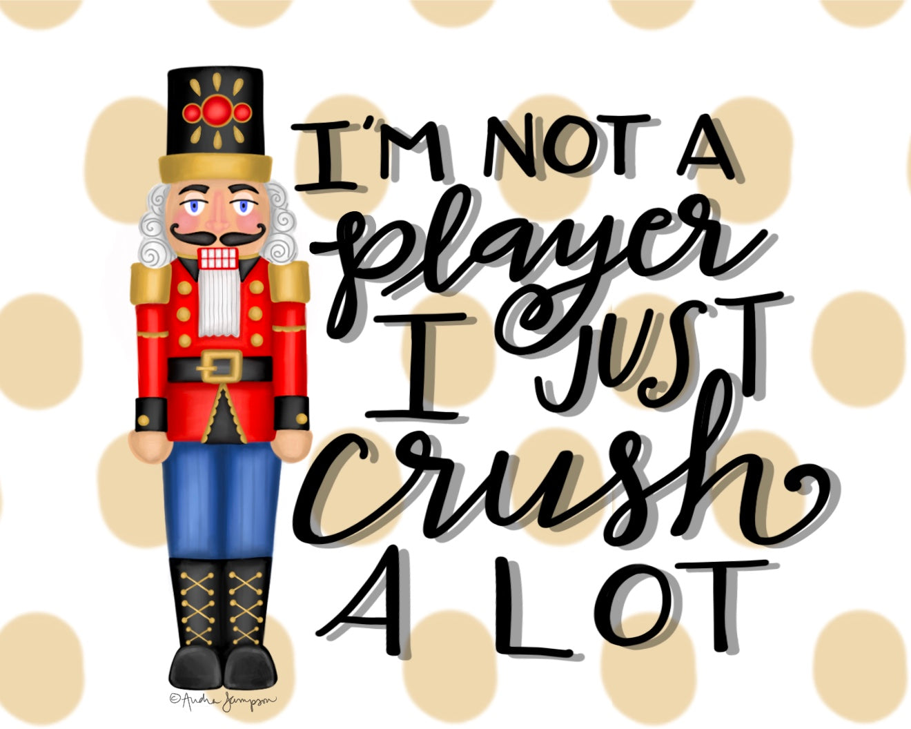 Christmas Canvas - Crush Alot Nutcracker