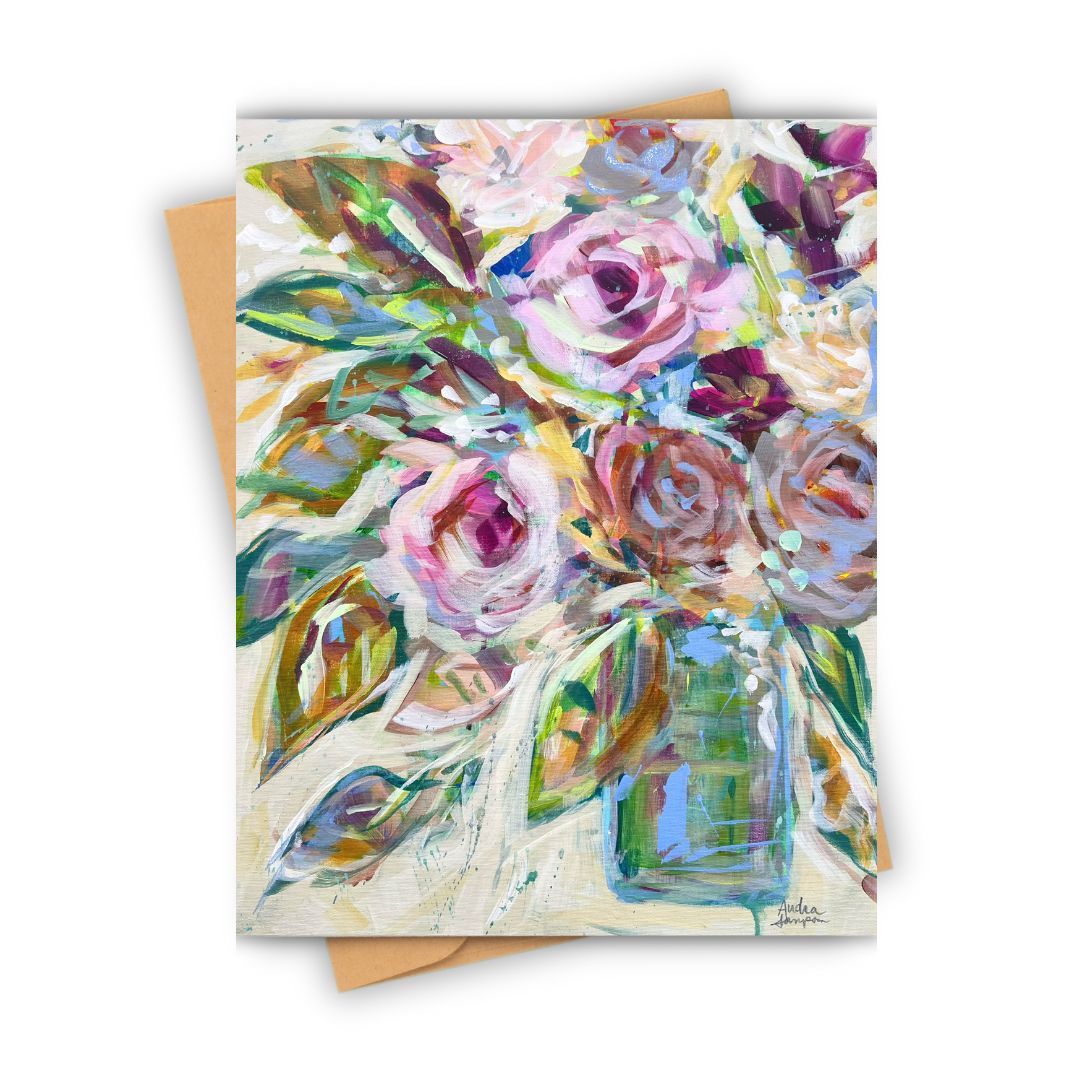 Pastel Floral Greeting Card