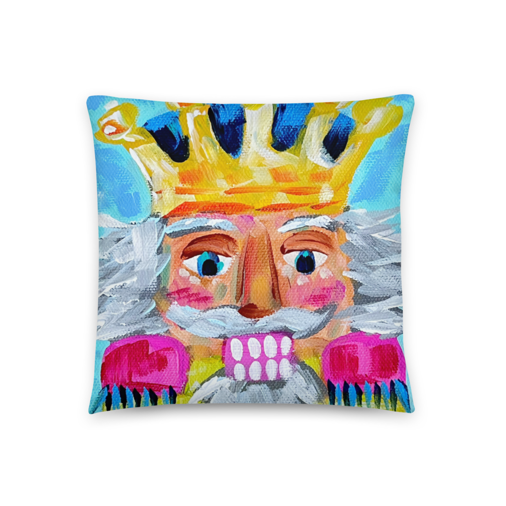 Nutcracker Pillow - 18x18"