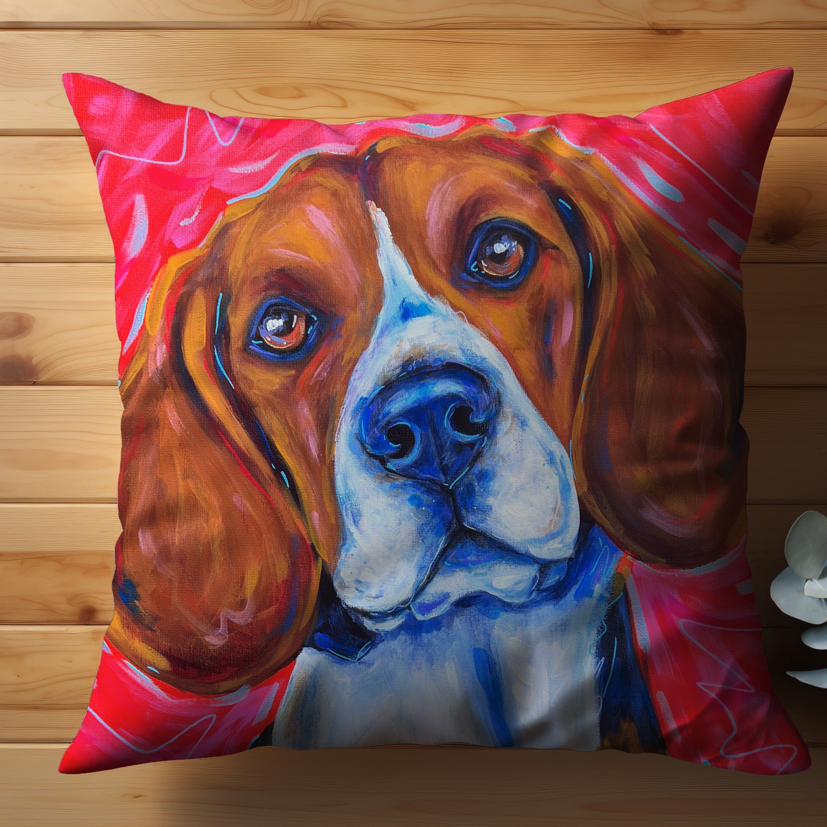 Beagle Throw Pillow