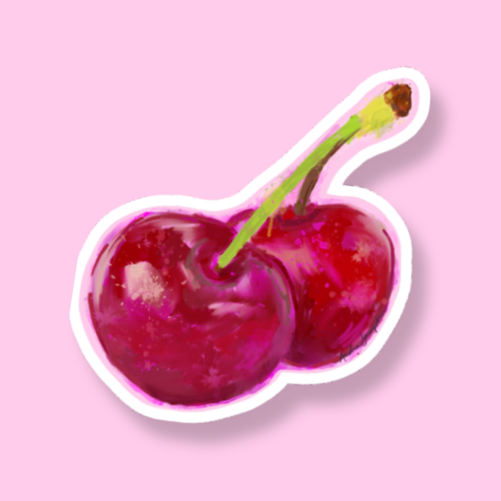 Cherries Sticker
