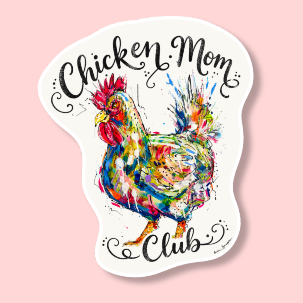 Chicken Mom Sticker