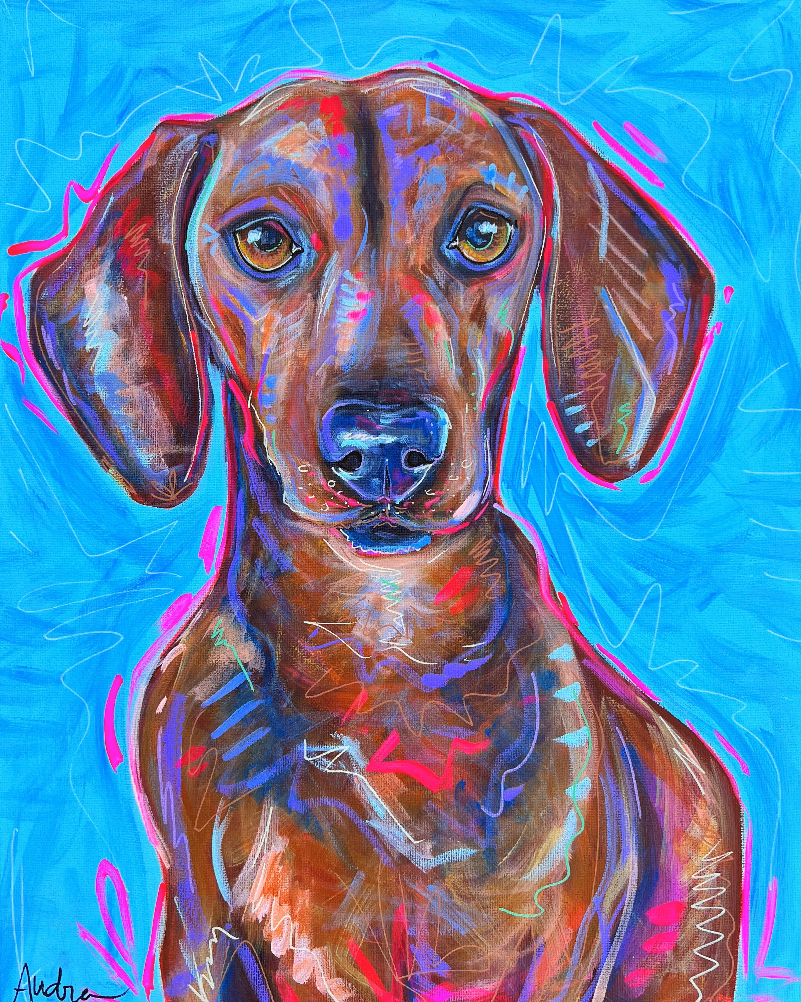 Dachshund Reproduction Print