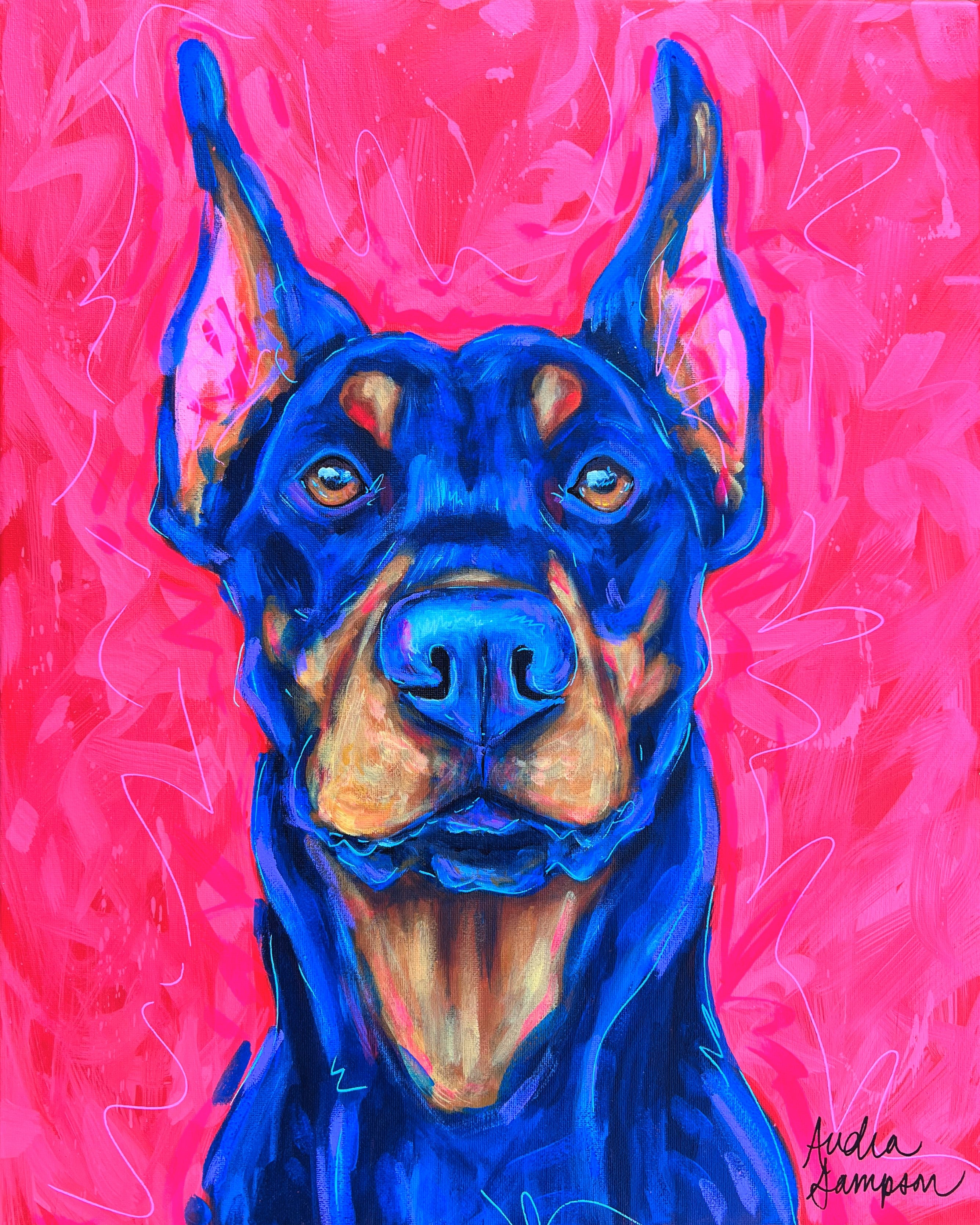 Doberman Pinscher Reproduction Print