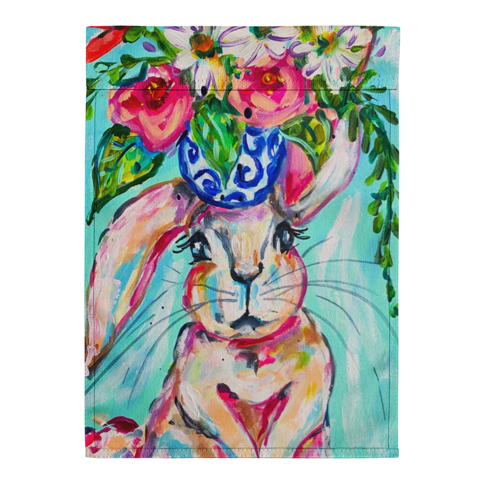 Judith Bunny Garden flag