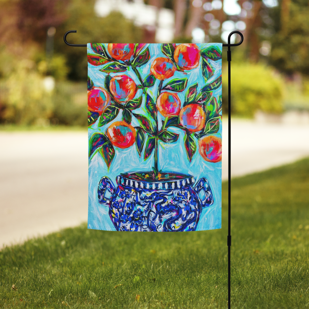 Orange Tree Garden flag