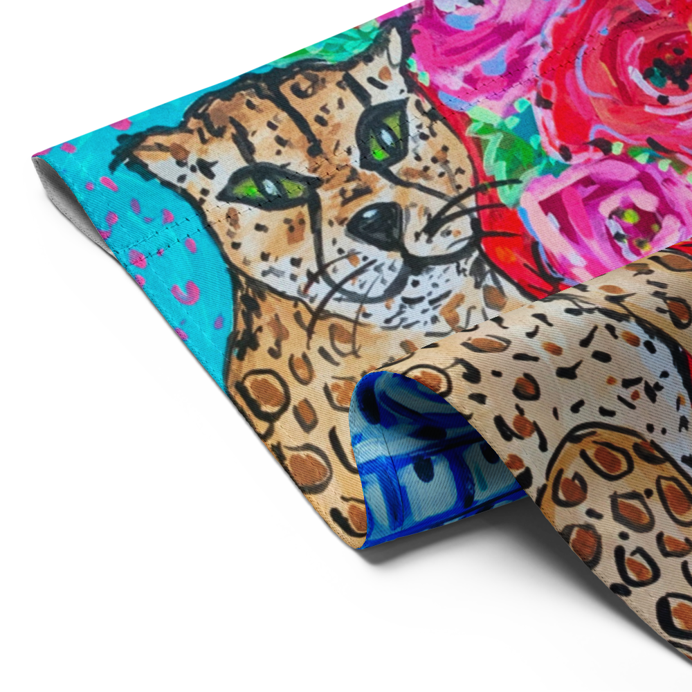 Leopard Ginger Jar Garden flag