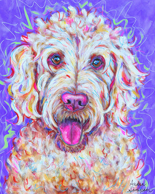 Goldendoodle Reproduction Print