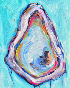 Original Oyster Painting on 16x20 Canvas