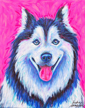 Load image into Gallery viewer, Siberian Husky Reproduction Print