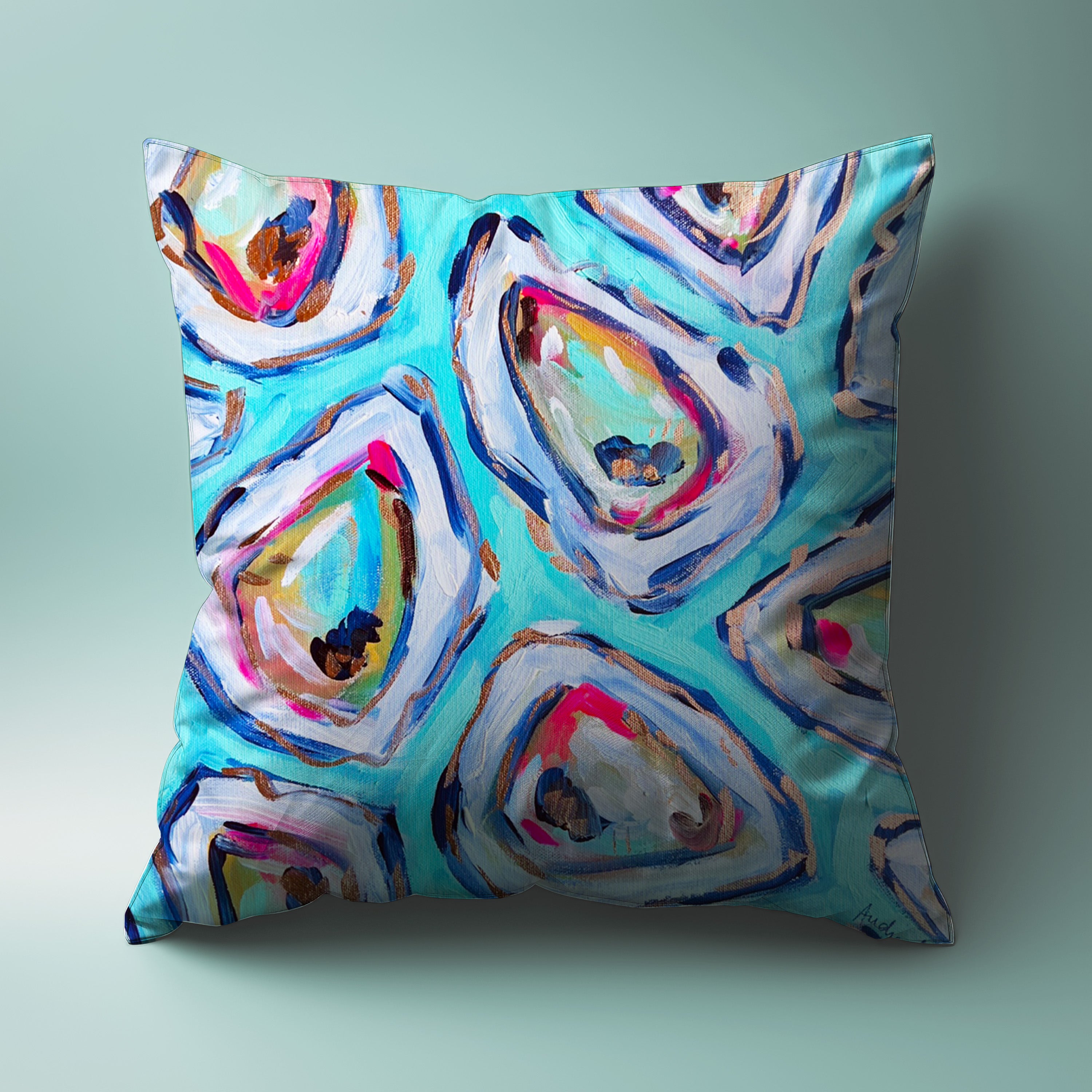 Oyster Throw Pillow