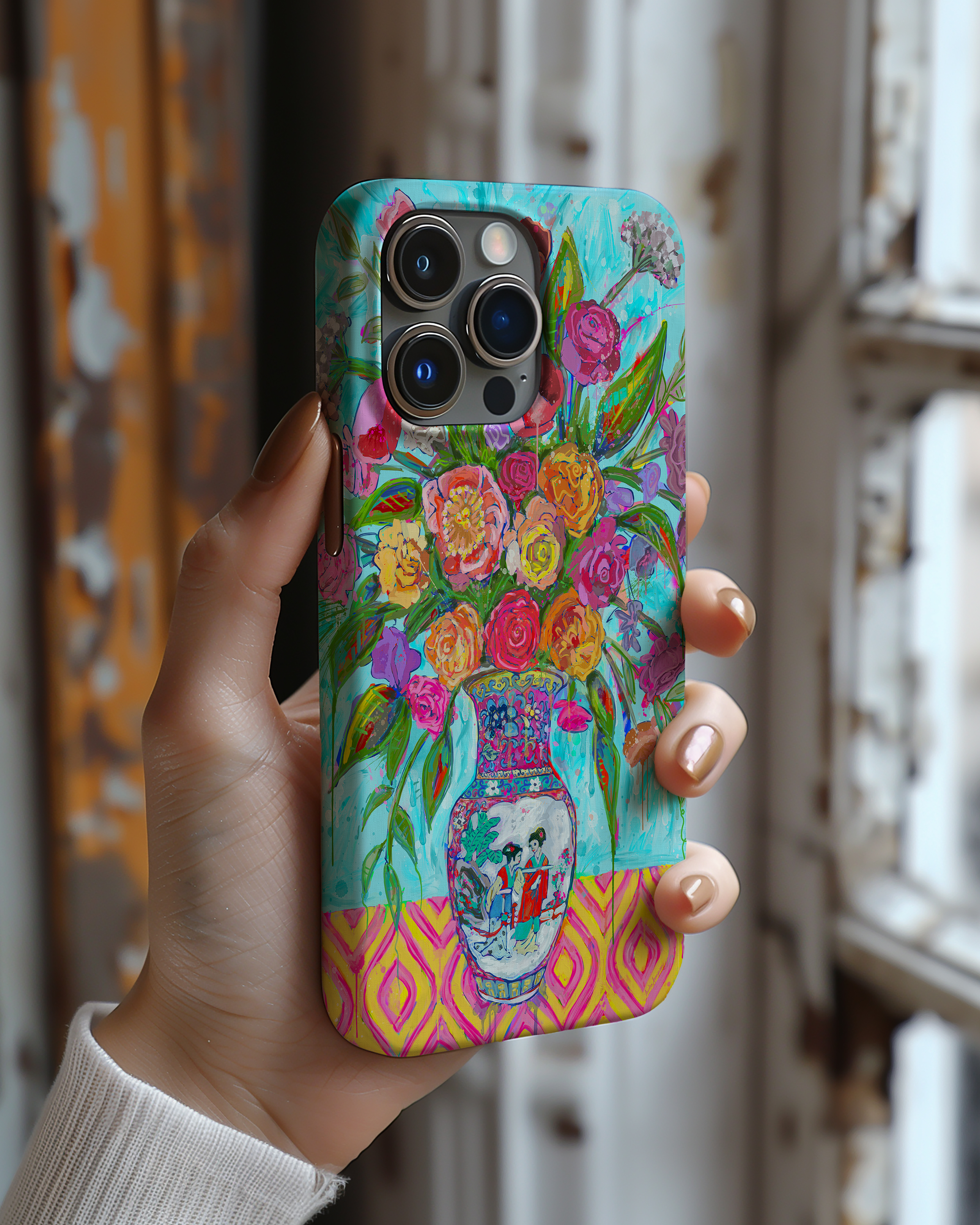 Chinoiserie Vase Tough Case for iPhone®