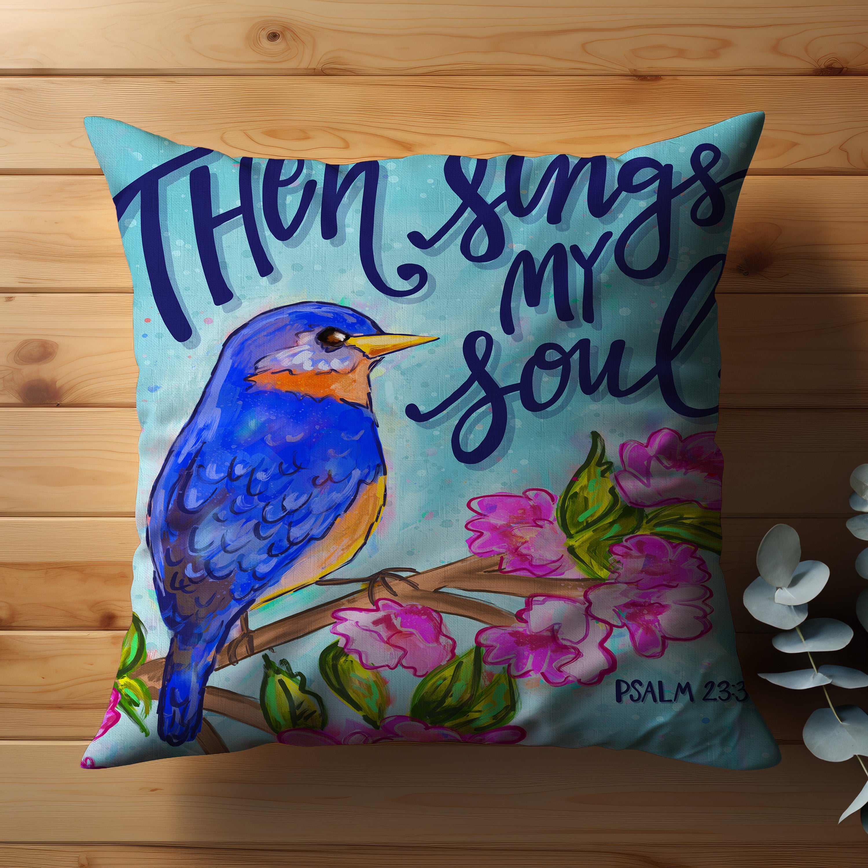 Then Sings My Soul Throw Pillow