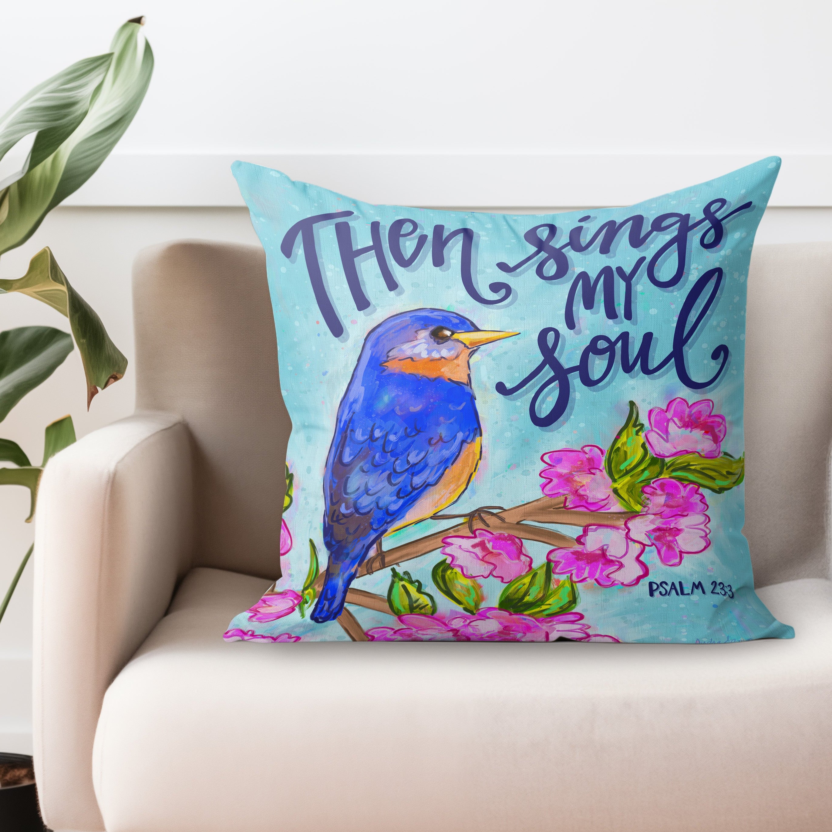 Then Sings My Soul Throw Pillow