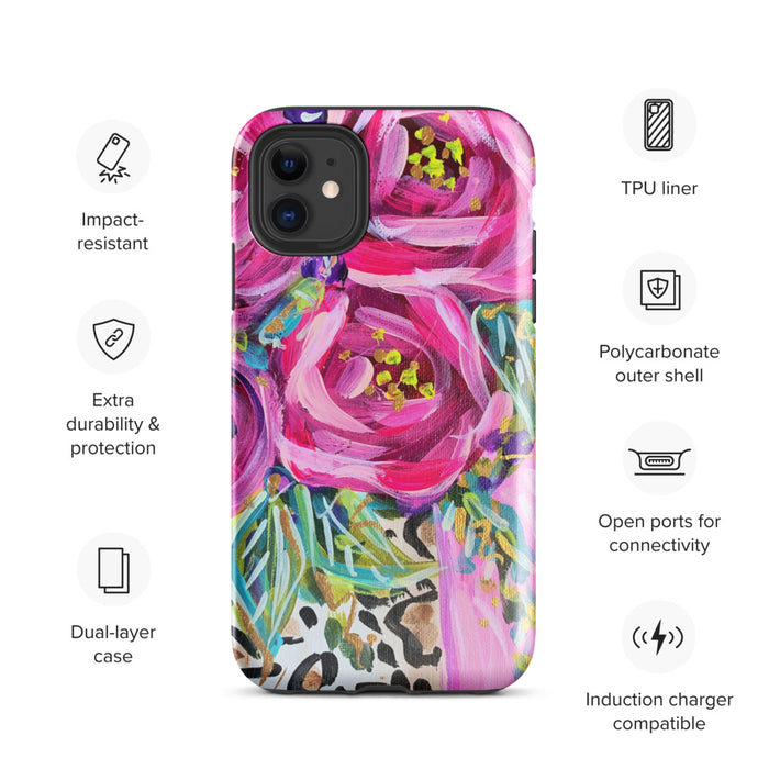Touched by a Rose Tough Case for iPhone®