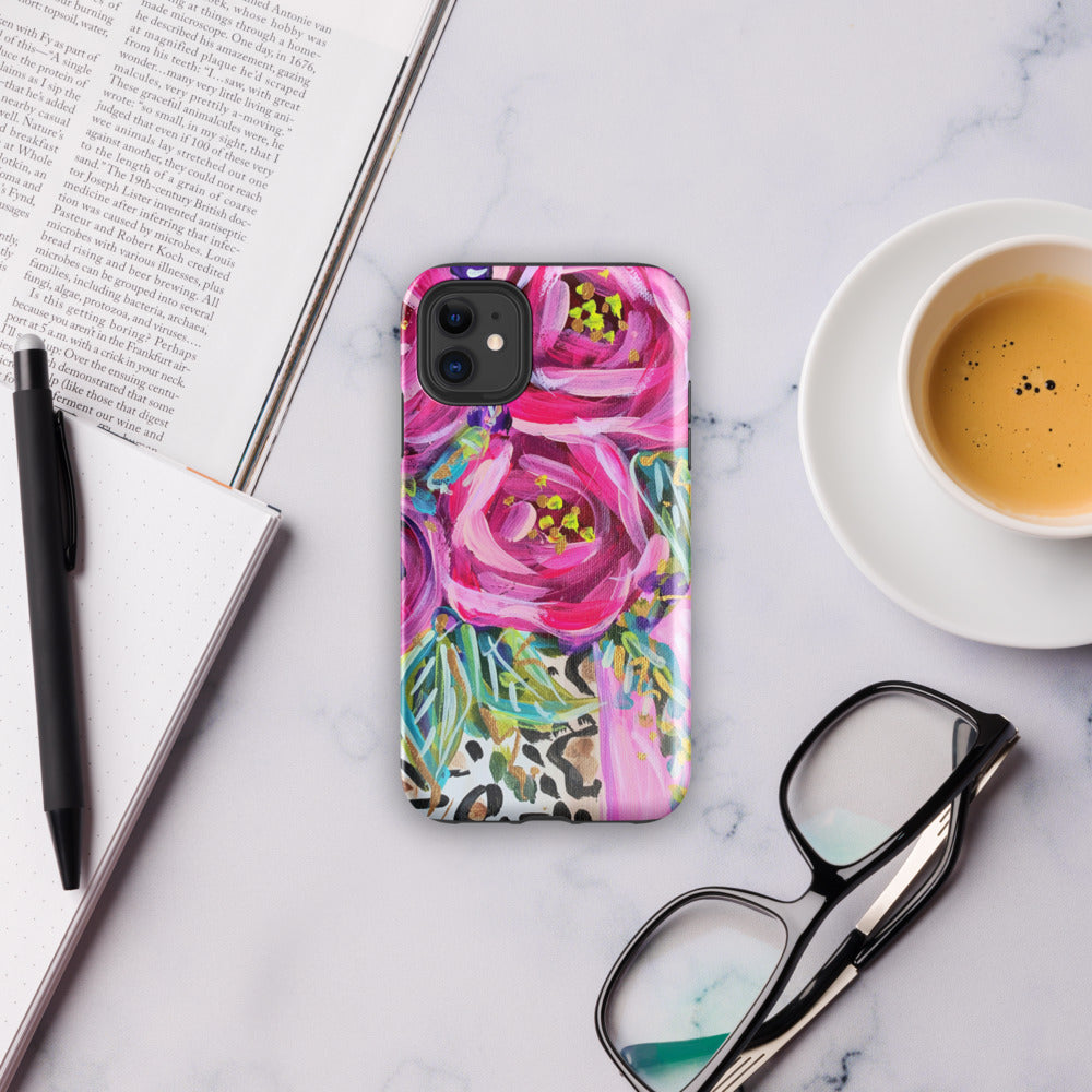 Leopard Rose Tough Case for iPhone®