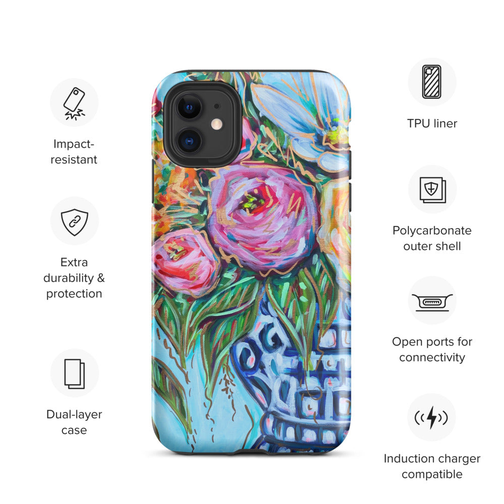 Floral Ginger Jar Tough Case for iPhone®