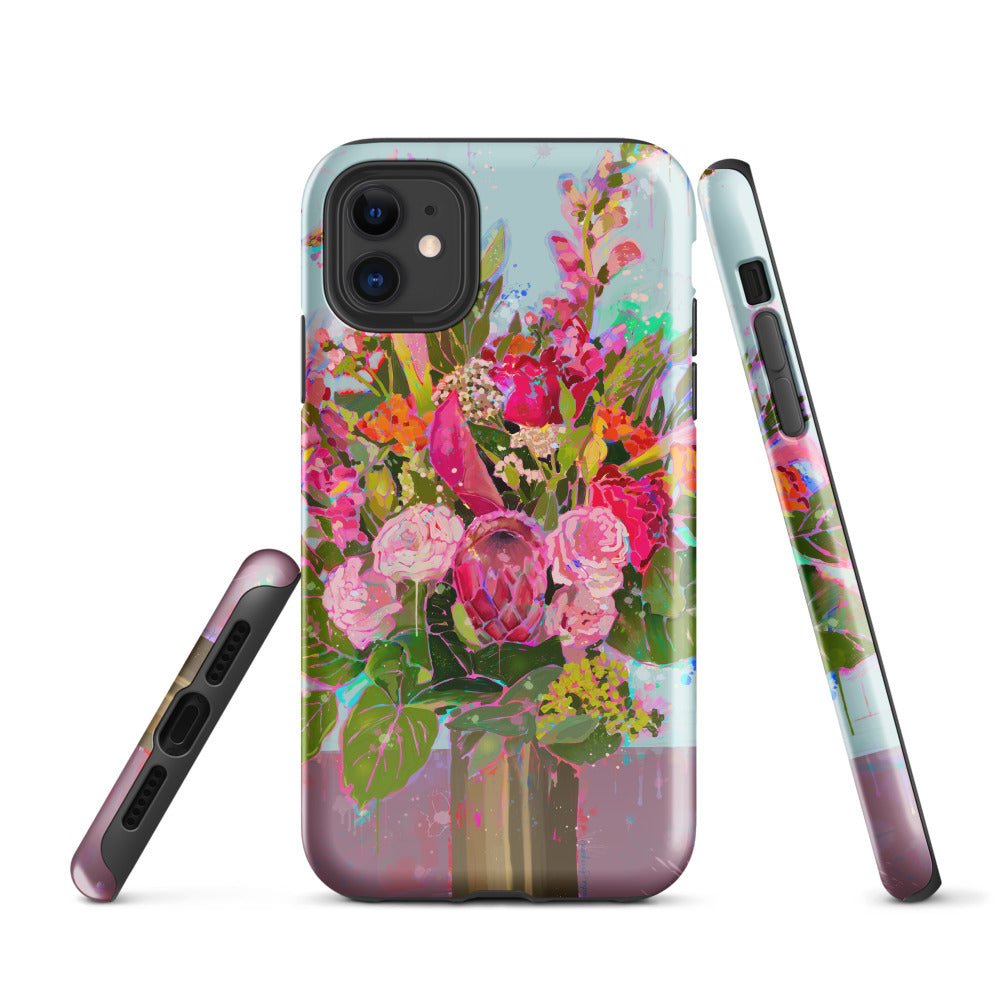 Brass Vase Floral Bouquet Tough Case for iPhone®