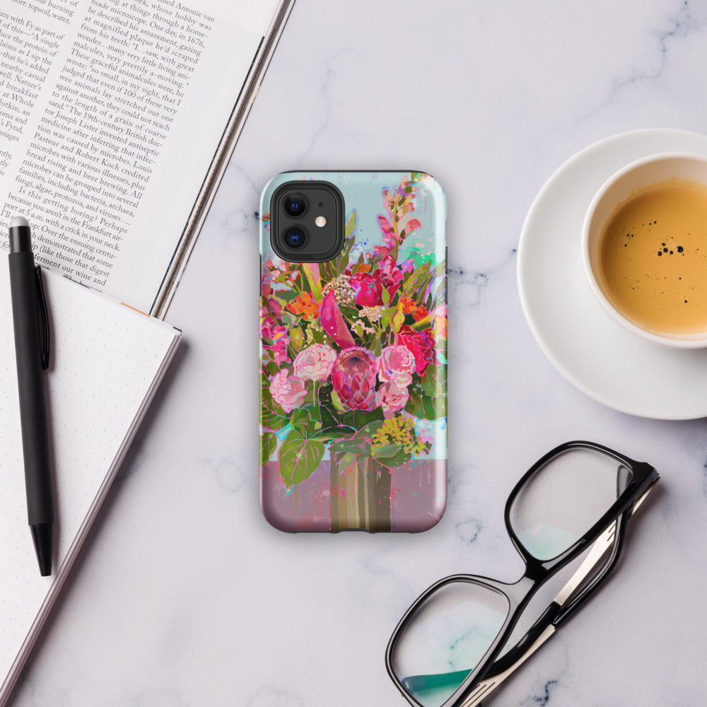 Brass Vase Floral Bouquet Tough Case for iPhone®