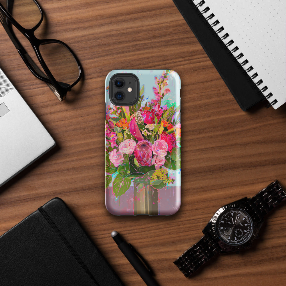 Brass Vase Floral Bouquet Tough Case for iPhone®