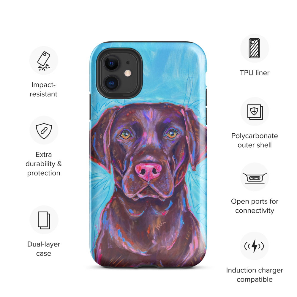 Chocolate Labrador Retriever Tough Case for iPhone®