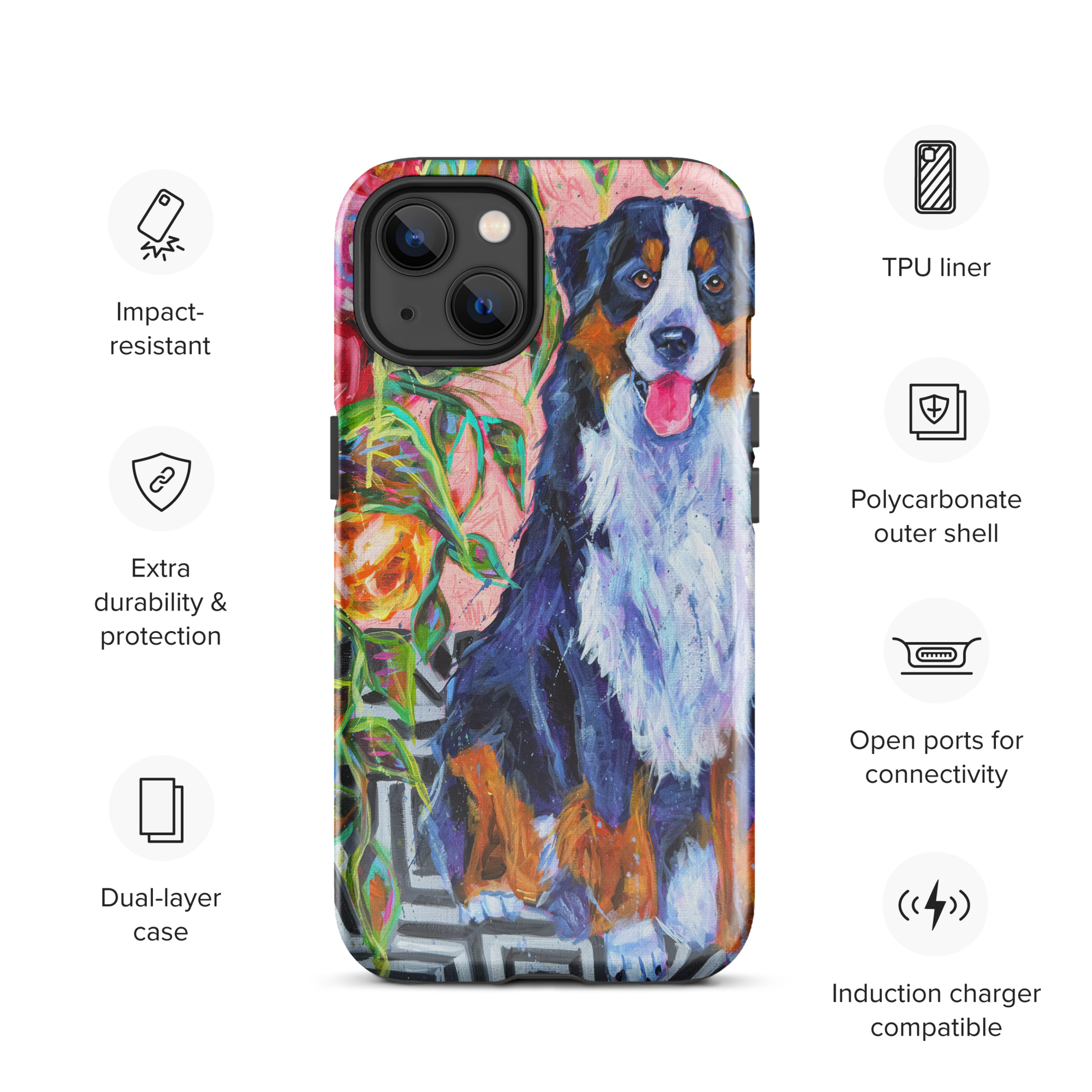 Bernese Mountain Dog Tough Case for iPhone®